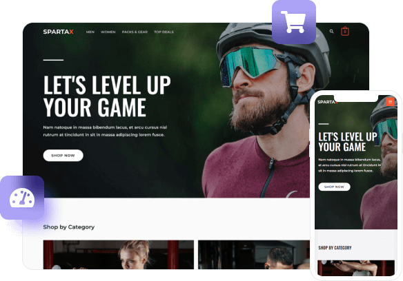 Home digital download store hero image